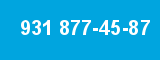 931 877-45-87